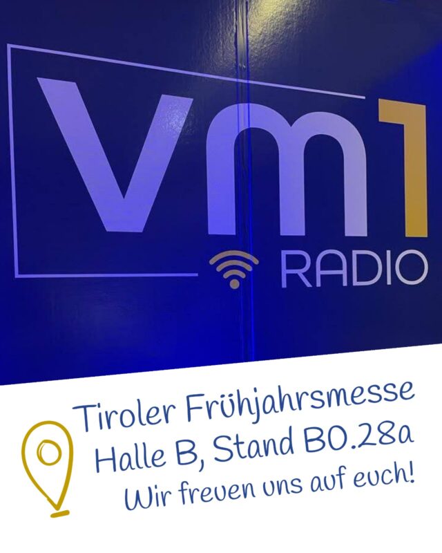 Tiroler Frühjahrsmesse - wir sind dabei! 👏 Von Donnerstag bis Sonntag sind wir beim VM1-Stand in der Halle B zu finden ➡ kommt vorbei, dreht am Glücksrad und lernt unsere Moderatoren persönlich kennen! 📍 Halle B, Stand B.028a 

@congress_messe_innsbruck