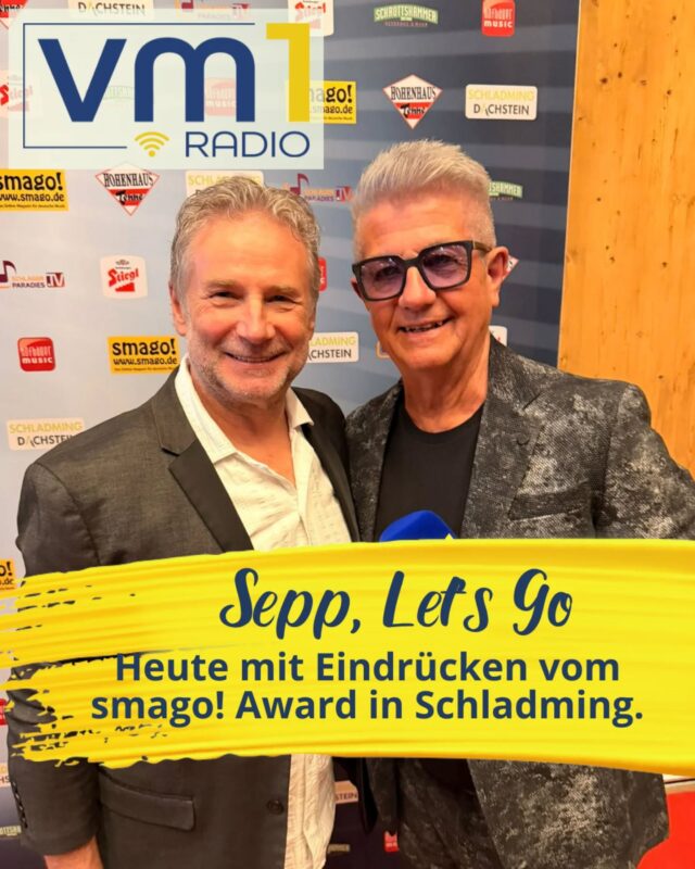 Ab 20 Uhr heißt es wieder "Sepp, Let's Go" mit Sepp Mattlschweiger! ➡️ Heute hat er ganz besondere Live-Eindrücke vom smago! Award in Schladming für uns mit im Programm. Seid gespannt! 👏🏻🎶🎤

@sepp_mattlschweiger @smago_onlinemagazin @nockis