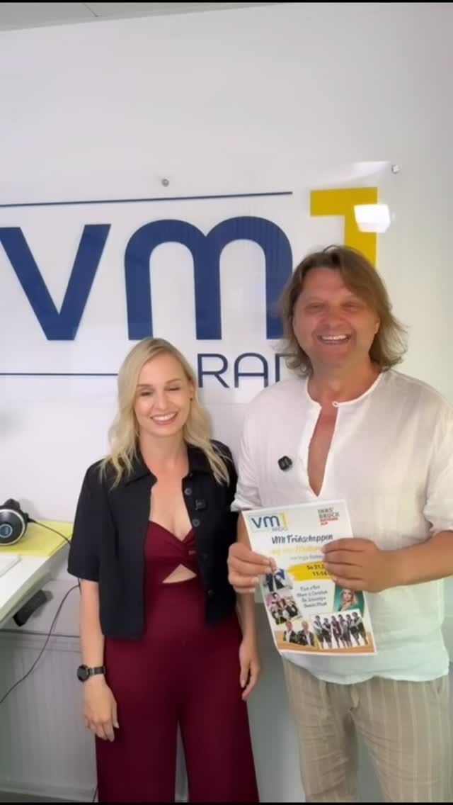 Und weiter geht's mit Daniela! 👏🏻 Ab 17 Uhr ist sie bei Wolfgang im VM1 Studio zu Gast und am kommenden Sonntag ab 11 Uhr beim VM1 Frühschoppen auf der Mutterer Alm in Tirol. 🎤🎶

@danielas.musik @wolfgang.c.gmoser @innsbruck_muttereralm