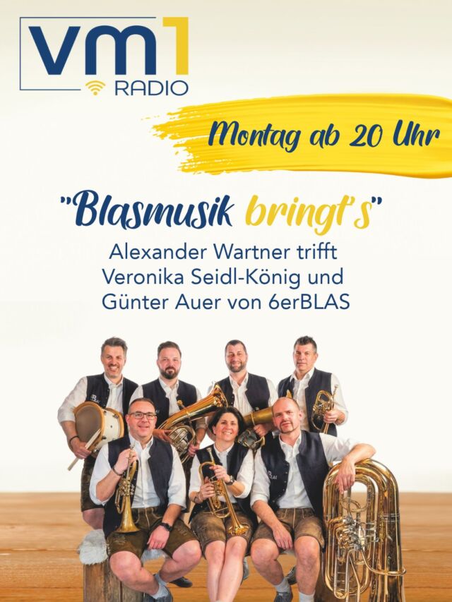 Die Tiroler Blasmusik Formation 6erBLAS präsentiert ihre neue CD „Für die Ewigkeit“ ➡️ heute ab 20 Uhr gibt's bei "Blasmusik bringt's" mit Alex Wartner ein Interview mit Veronika Seidl-König und Günter Auer dazu! Seid dabei! 🎶🎤

@6erblas @wartner.alex @guenterauer @nika_6161